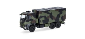 Herpa 746991-002 - H0 - Mercedes-Benz Arocs Bundeswehr, dekoriert